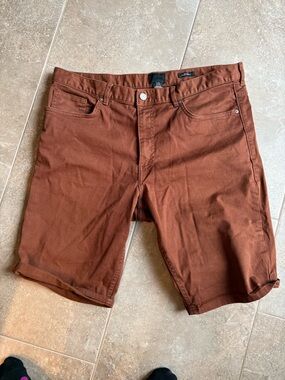 H&M Men's Rust Brown Jean Shorts